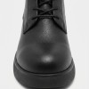 Дамски боти от естествена кожа с пух Bosido Lace Black