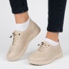 Дамски ортопедични обувки за широк крак Weide 6777 Beige