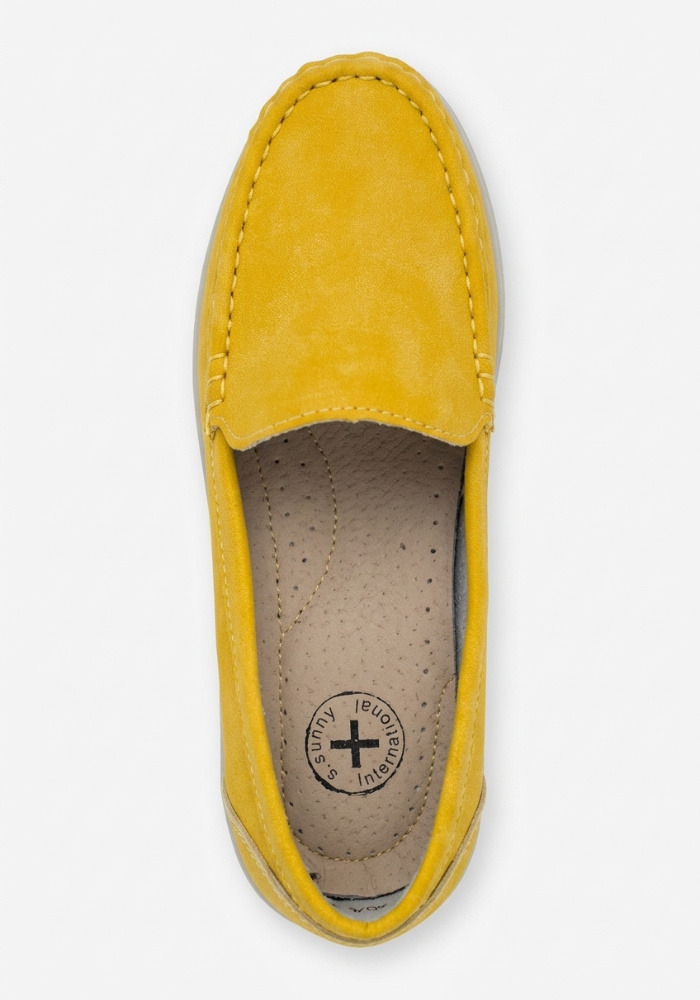 Дамски ортопедични обувки - тип WalkMax OrtoStep 6066 Yellow