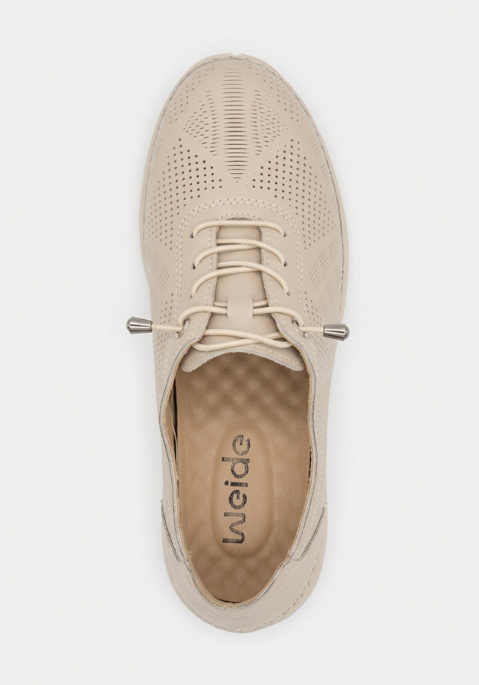 Дамски ортопедични обувки за широк крак Weide 6777 Beige