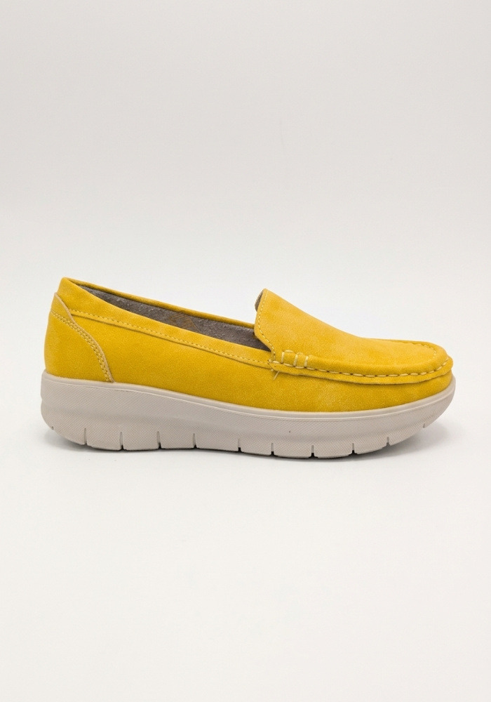 Дамски ортопедични обувки - тип WalkMax OrtoStep 6066 Yellow