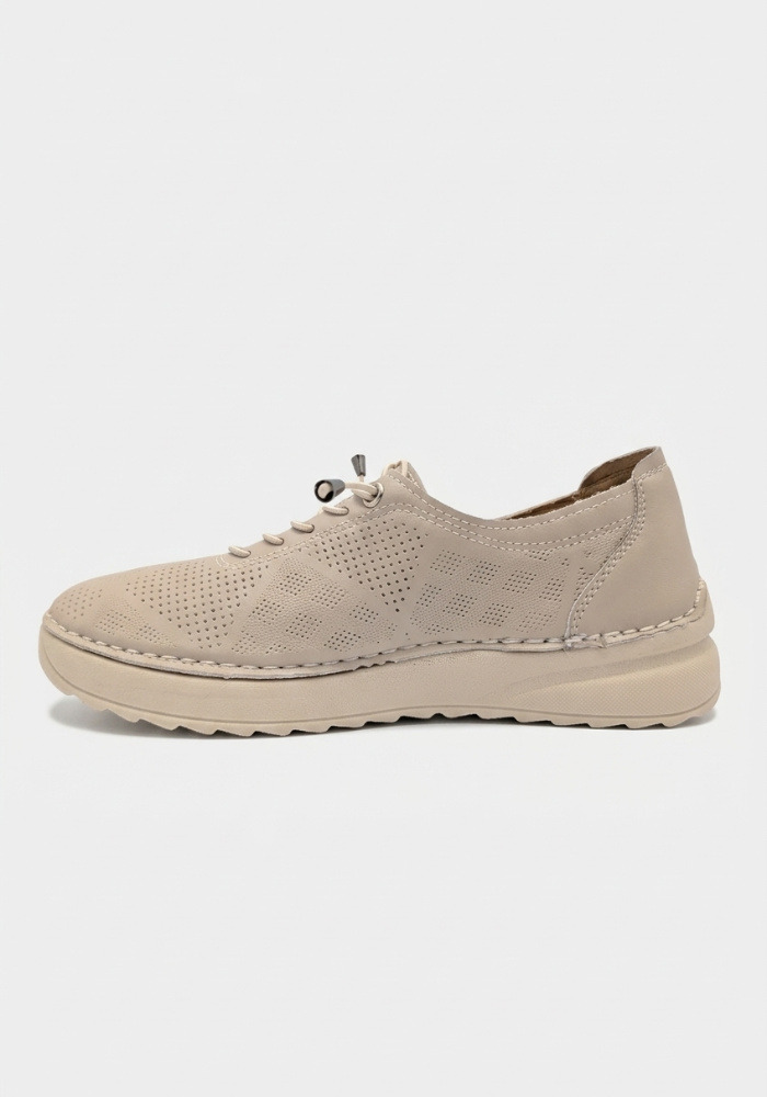 Дамски ортопедични обувки за широк крак Weide 6777 Beige