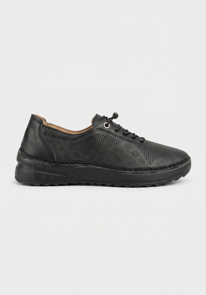 Дамски ортопедични обувки за широк крак Weide 6777 Black
