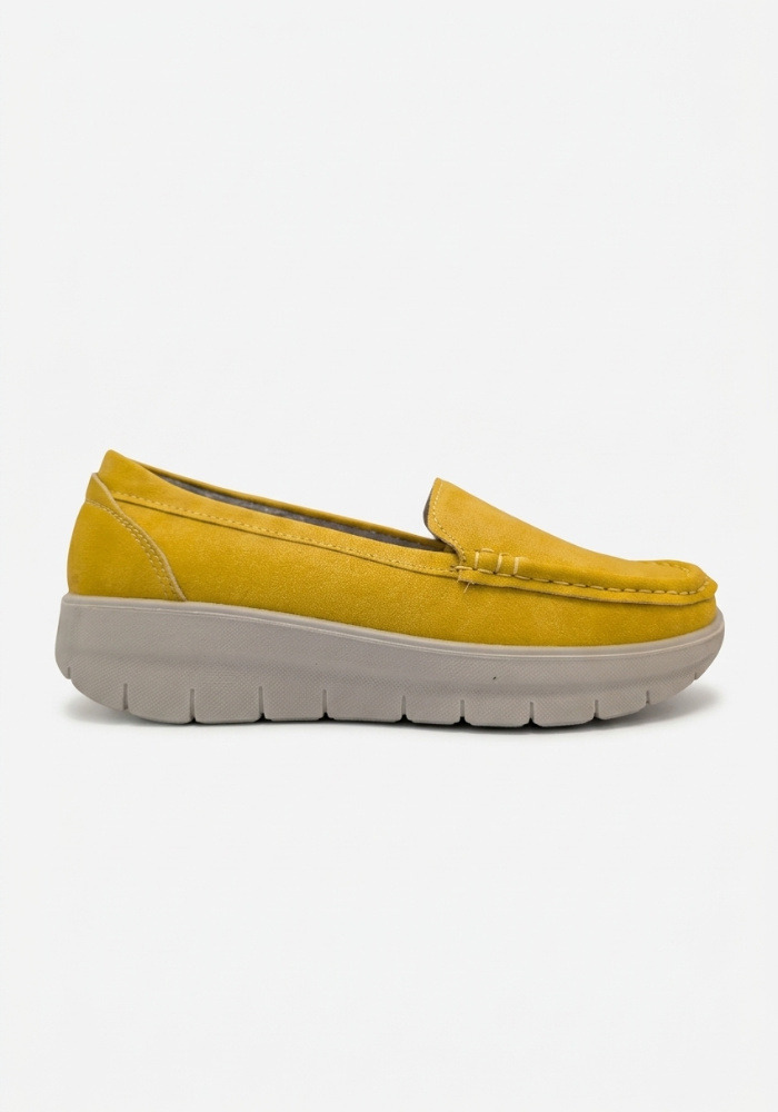 Дамски ортопедични обувки - тип WalkMax OrtoStep 6066 Yellow