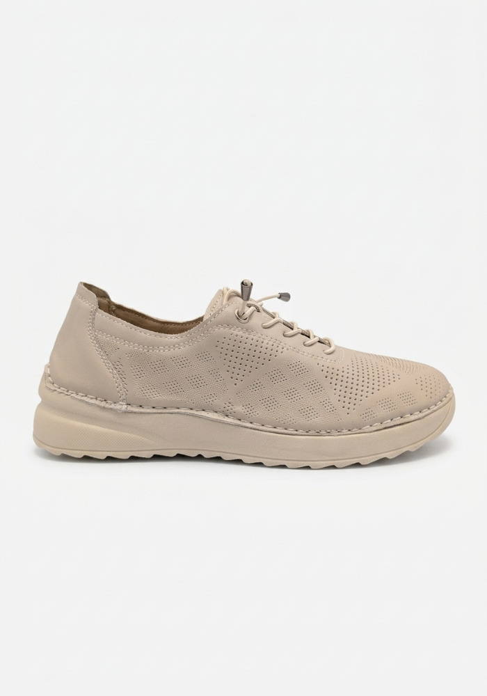 Дамски ортопедични обувки за широк крак Weide 6777 Beige