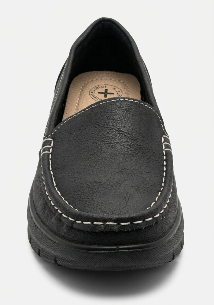 Дамски ортопедични обувки - тип WalkMax OrtoStep 6066 Black