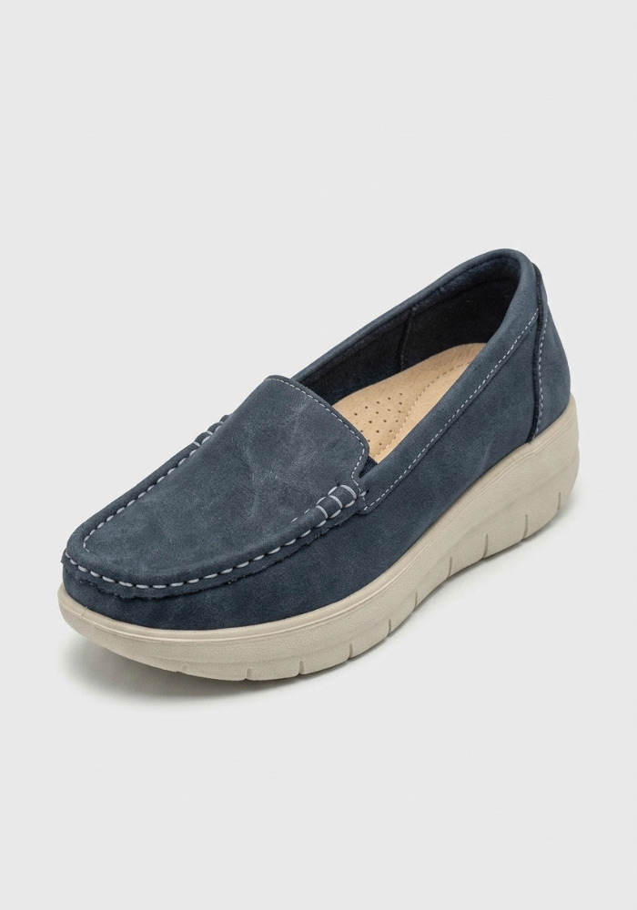 Дамски ортопедични обувки - тип WalkMax OrtoStep 6066 Blue