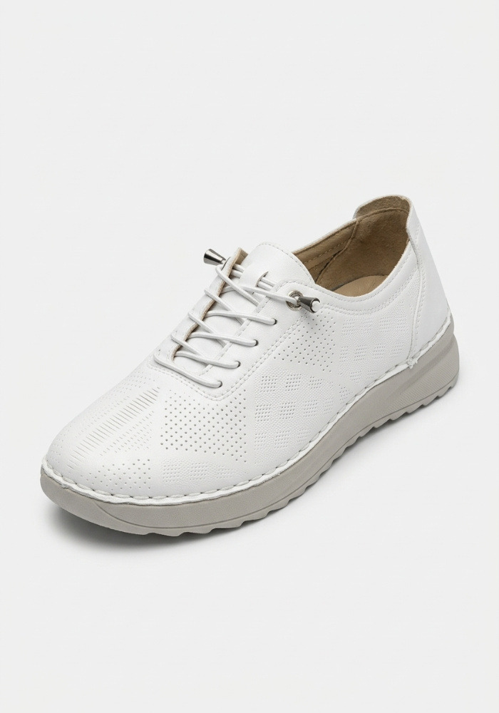 Дамски ортопедични обувки за широк крак Weide 6777 White