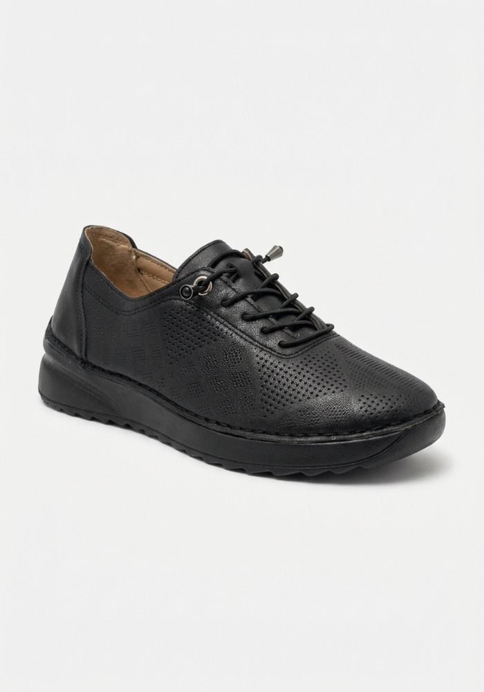 Дамски ортопедични обувки за широк крак Weide 6777 Black