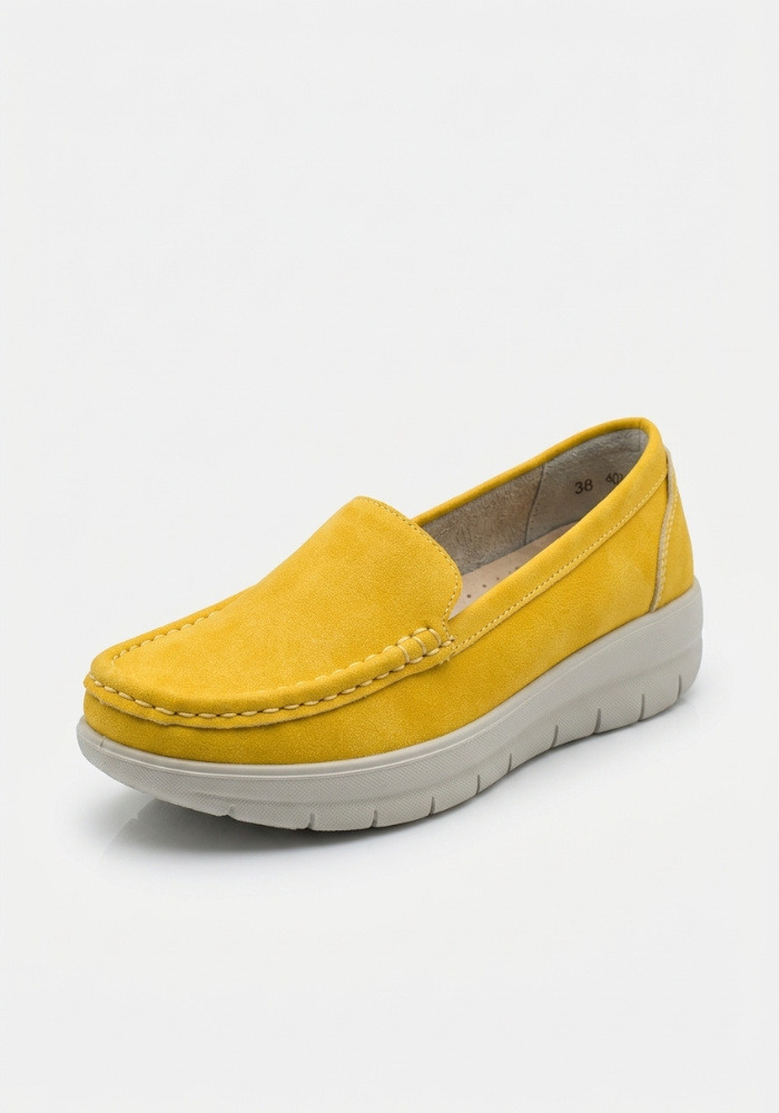 Дамски ортопедични обувки - тип WalkMax OrtoStep 6066 Yellow