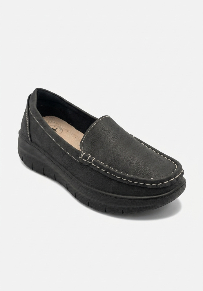 Дамски ортопедични обувки - тип WalkMax OrtoStep 6066 Black
