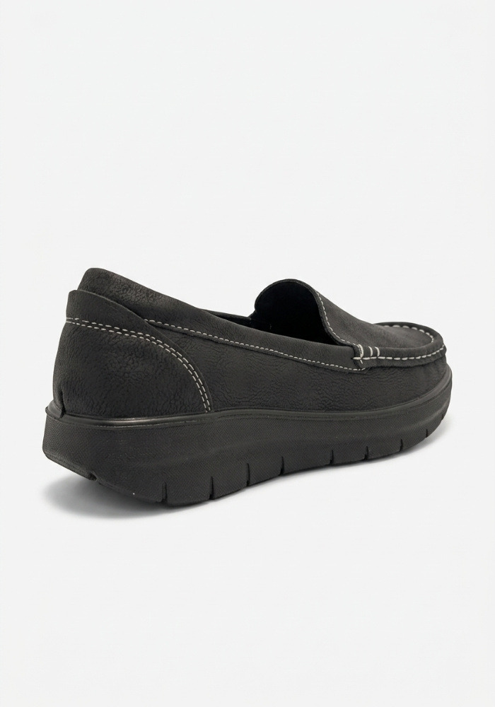 Дамски ортопедични обувки - тип WalkMax OrtoStep 6066 Black