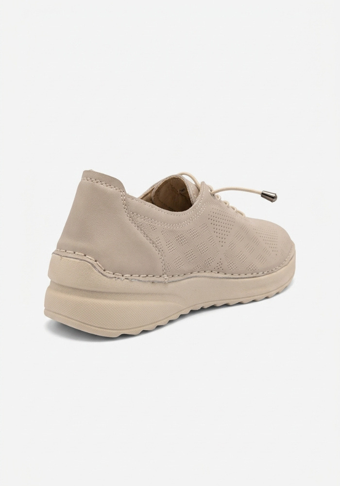 Дамски ортопедични обувки за широк крак Weide 6777 Beige