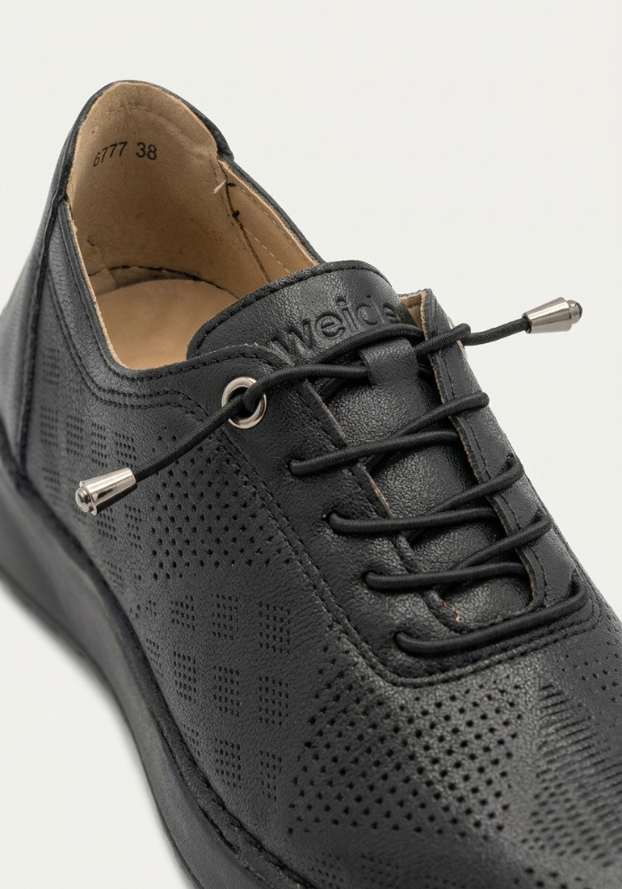 Дамски ортопедични обувки за широк крак Weide 6777 Black