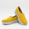 Дамски ортопедични обувки - тип WalkMax OrtoStep 6066 Yellow