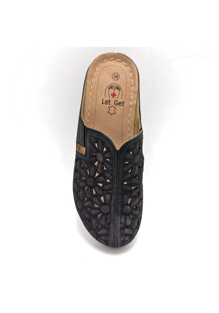 Дамски ортопедични чехли LetGet 9663-1 Black