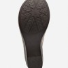 Дамски ортопедични чехли на платформа от естествена кожа Bosido 501 Brown