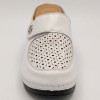 Дамски ортопедични чехли на платформа от естествена кожа Bosido 501 White