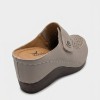 Дамски ортопедични чехли на платформа от естествена кожа Bosido 501 Brown