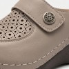 Дамски ортопедични чехли на платформа от естествена кожа Bosido 501 Brown