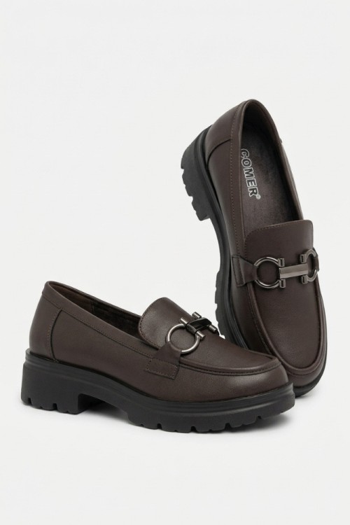 Дамски лоуфъри Comer Italy 676 Brown