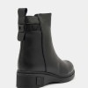 Дамски боти от естествена кожа със зимна вата Bosido Wool Black