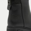 Дамски боти от естествена кожа със зимна вата Bosido Wool Black