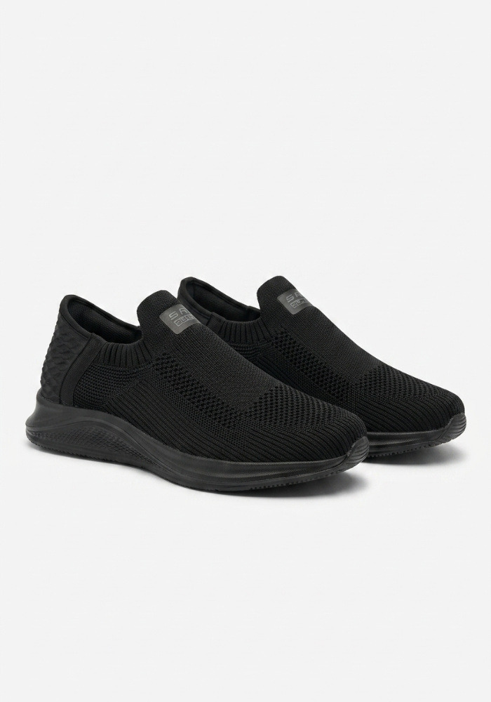 Мъжки маратонки за широк крак и лесно обуване Surrano Slip-Ins Black